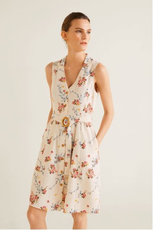 Women's Beige Dress